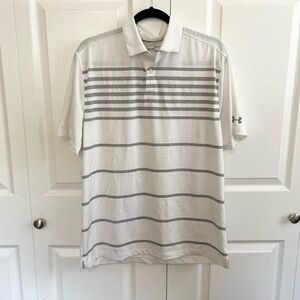 Under Armour Polo Shirt White Large
